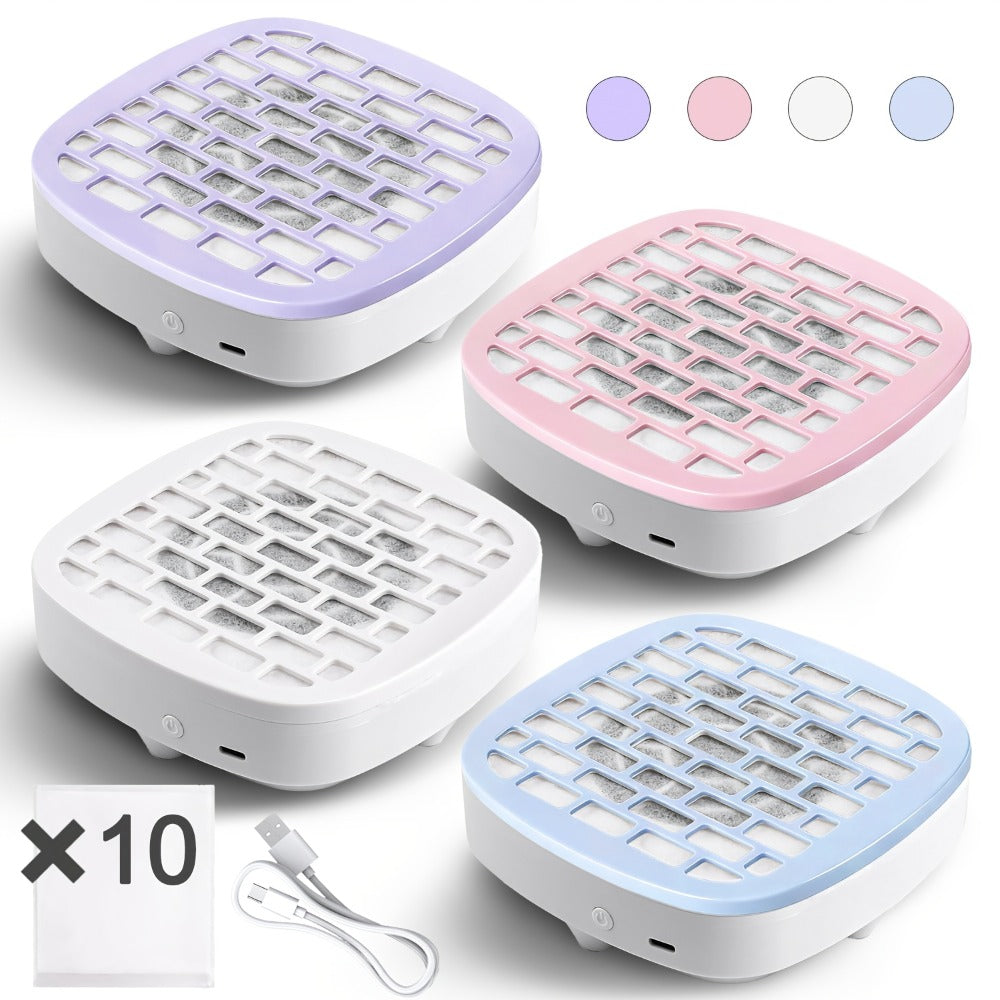 Nail Dust Collector Mini USB Electric Vacuum Cleaner with 10 Filter Pads & Strong Suction, Portable Nail — image 2