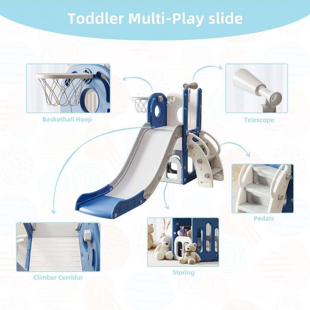 Toddler Slide & Climber Playset L-Shaped Indoor Outdoor Playground with the Listed Color, Size or Set Options for Everyday Us