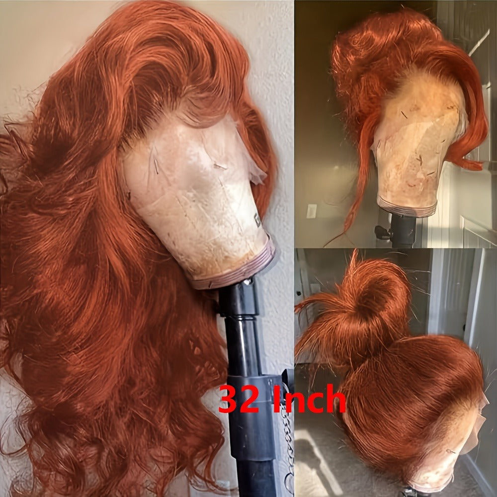 Synthetic Wig Glueless Lace Front Body Wave, in 26- and 34-Inch Options for Parties with Model-Specific Color, Length and Cap