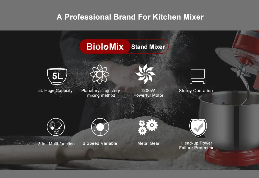1200W Household Cook Machine And Noodle Machine