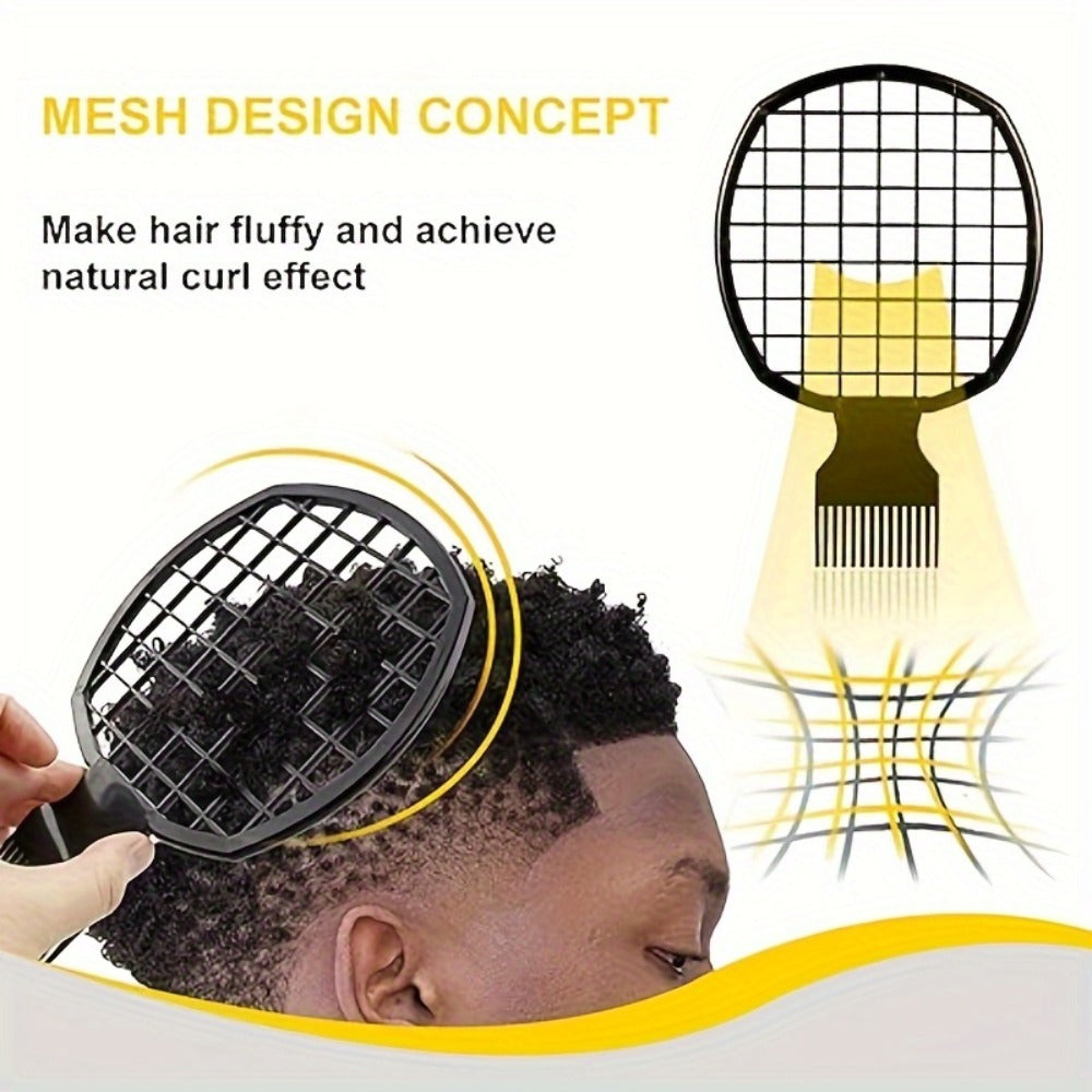 Hair Accessories Four-Piece Curling Sponge Kit with Styling Glove, Metal Pick and Twist Comb — image 4