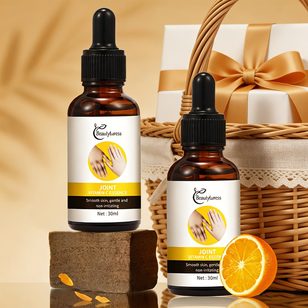 Face Serum Vitamin C Two-Bottle Set with Light Beige Liquid Texture and Amber Dropper Packaging — image 2