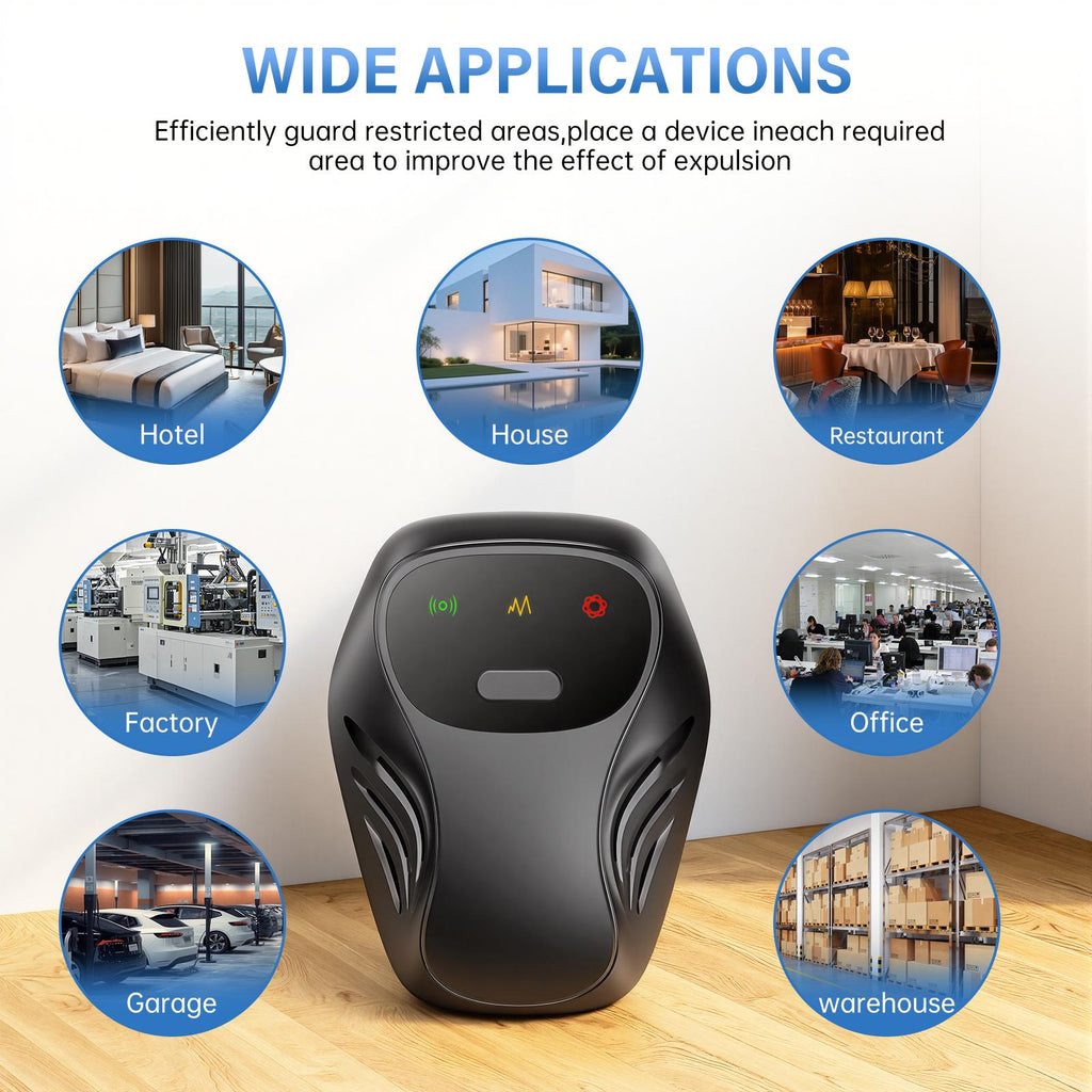 Ultrasonic Pest Repeller Plug In, Dual Speaker Rodent Indoor, Electronic Mouse Rat Insect Ant — image 6