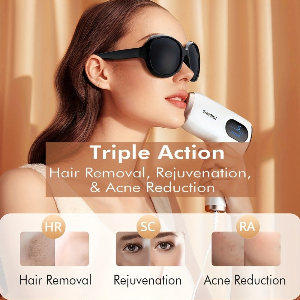 Sarisili AI01 IPL Hair Removal Device with Nine Intensity Levels, Manual and Auto Flash Modes and Display — image 9