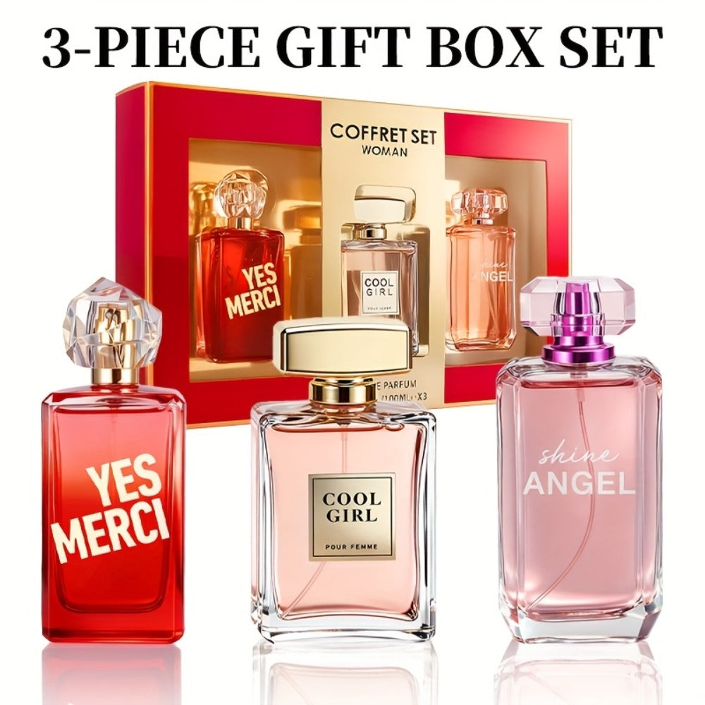 Eau de Parfum Gift Set for Women 100ml with Single-Bottle & 3-Piece Fragrance Options for Daily Wear — image 3