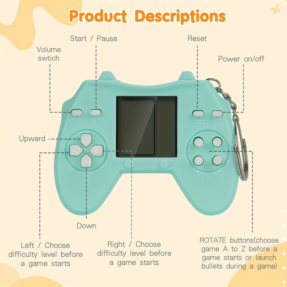 Party Favors Multicolor Gaming-Controller Keychains in 6- or 12-Piece Packs with Fidget Format — image 3