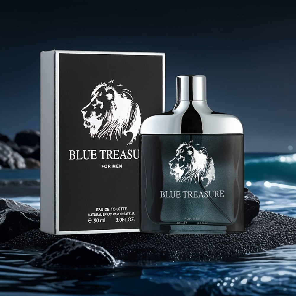 Perfume Unisex 100ml Blue Treasure Spray with Citrus, Spice, Oud, Sandalwood, Cedar, Amber and Musk — image 1