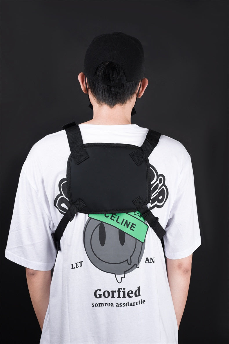 Workwear Functional Vest Chest Bag Reflective