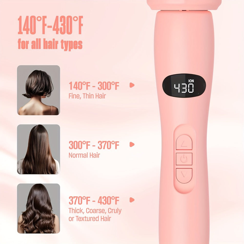 Heated Round Brush Hair Styling Tool with 1.5-Inch Barrel, Dual Voltage and Two Color Options — image 11