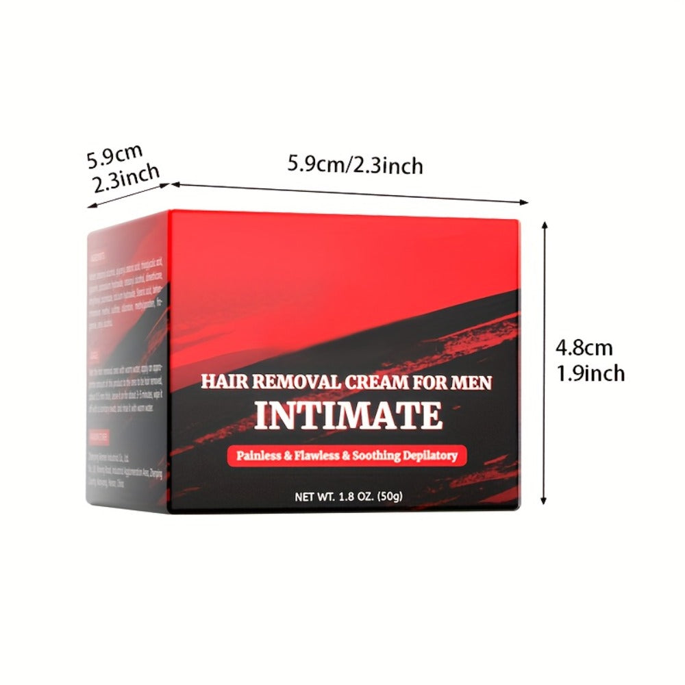 Hair Removal Cream for Men 50g Black Jar with One Two or Three Pack Options for Chest and Back Grooming — image 12