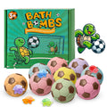 Soccer Ball Bath Bombs Gift Set 9 Pcs with Surprise Toys Inside – Lavender Scent Handmade Fizzy Bath Balls — image 9