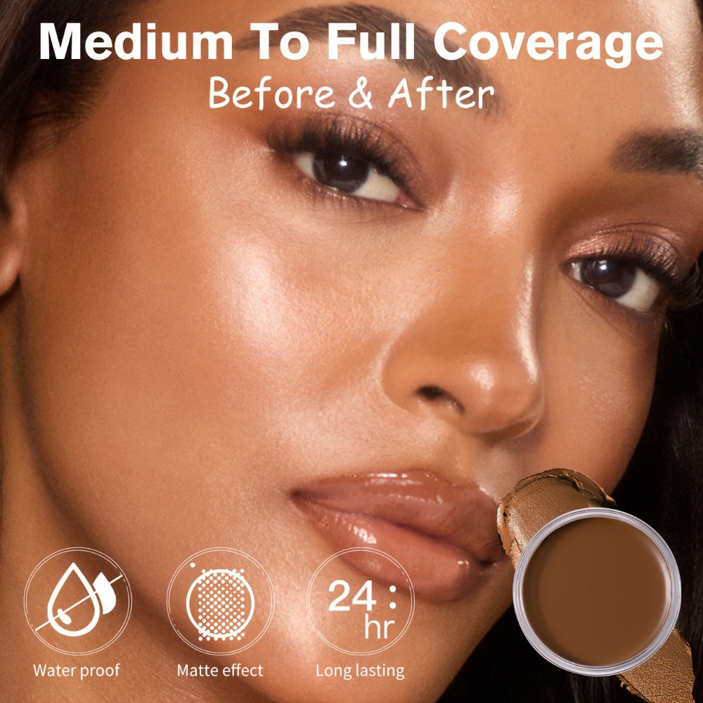 Velvet-Look Cream Foundation in 0.7 oz Round Jar with Six Shade Options from Light to Deep — image 17