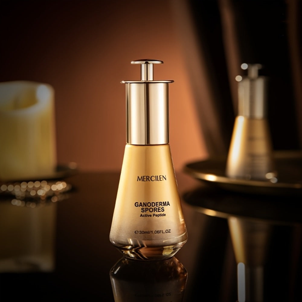 Collagen Peptide Face Oil with Ganoderma Spores & Mushroom Extract – Anti-Aging Firming Brightening Serum Oil for Radiant You