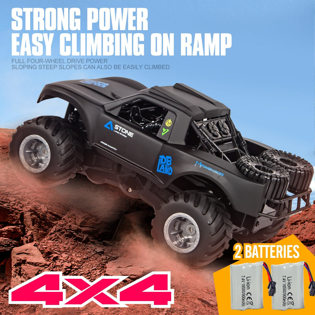 RC Monster Truck or Pickup 1:16 Scale in Five Body and Color Styles with 4WD Layout and Two Rechargeable Batteries — image 14