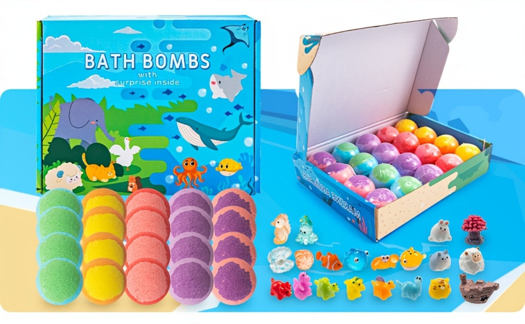 Kids Bath Bombs with Surprise Inside 20 Pack – Fizzy Bath Balls with Hidden Toy for Boys Girls Toddlers — image 7