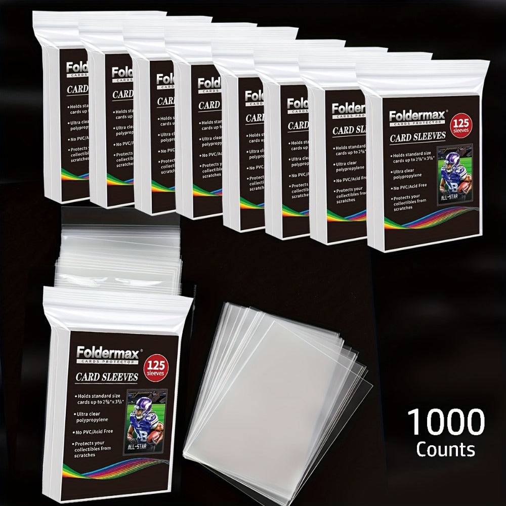 Penny Sleeves for Trading Cards 200/500/1000/2000 Pack – Premium Soft Card Sleeves for Baseball, TCG, Game Cards | Kids & Col