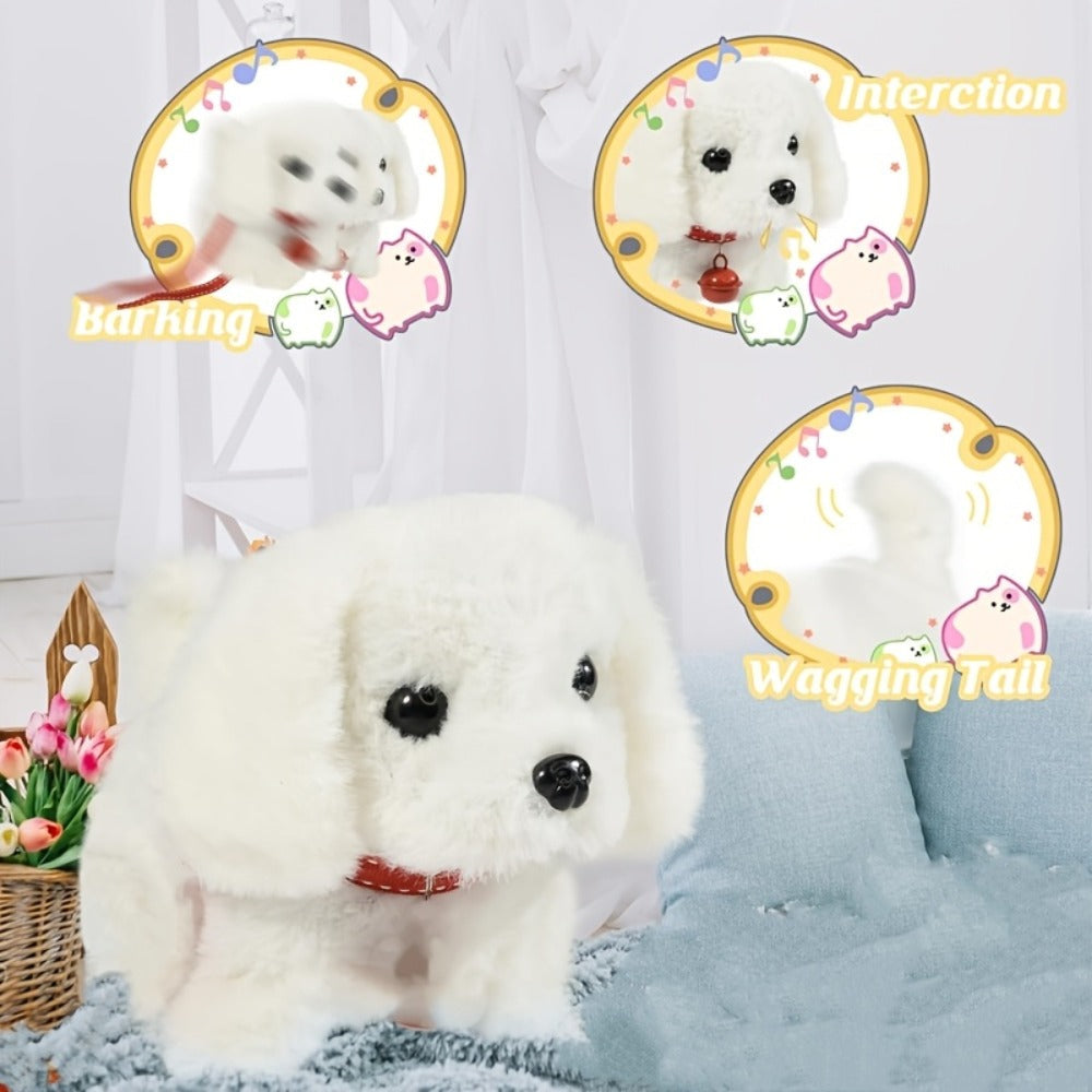 Walking Dog Toy for Kids Furry Interactive Puppy That Walks and Barks with the Listed Color, Size or Set Options for Everyday