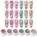 Gel Nail Polish MORDDA Six-Color Magnetic Cat Eye Kit with Included Nail Art Magnet for Home Manicures — image 12