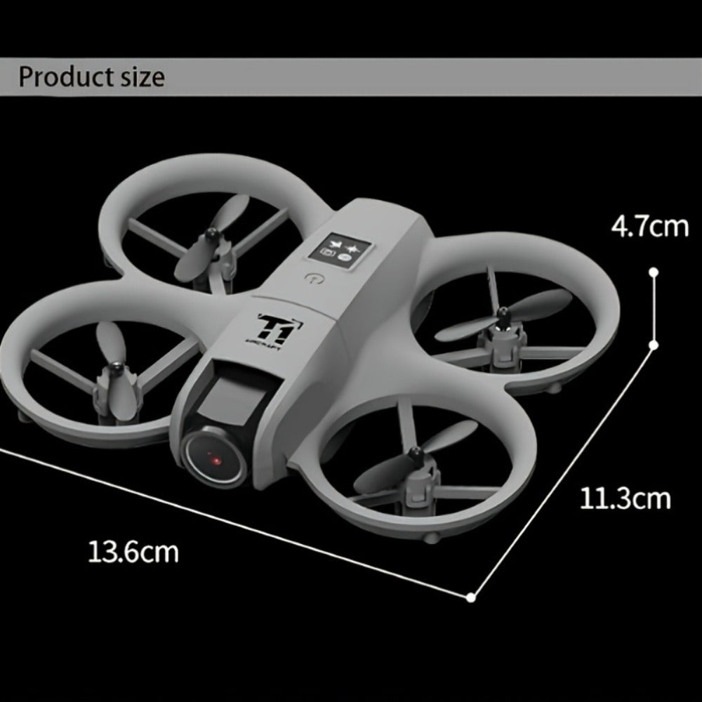 180° Rotating Dual Camera Drone Optical Flow Positioning Gyroscope Stabilization 360° Roll One-Button Takeoff Landing Calibra