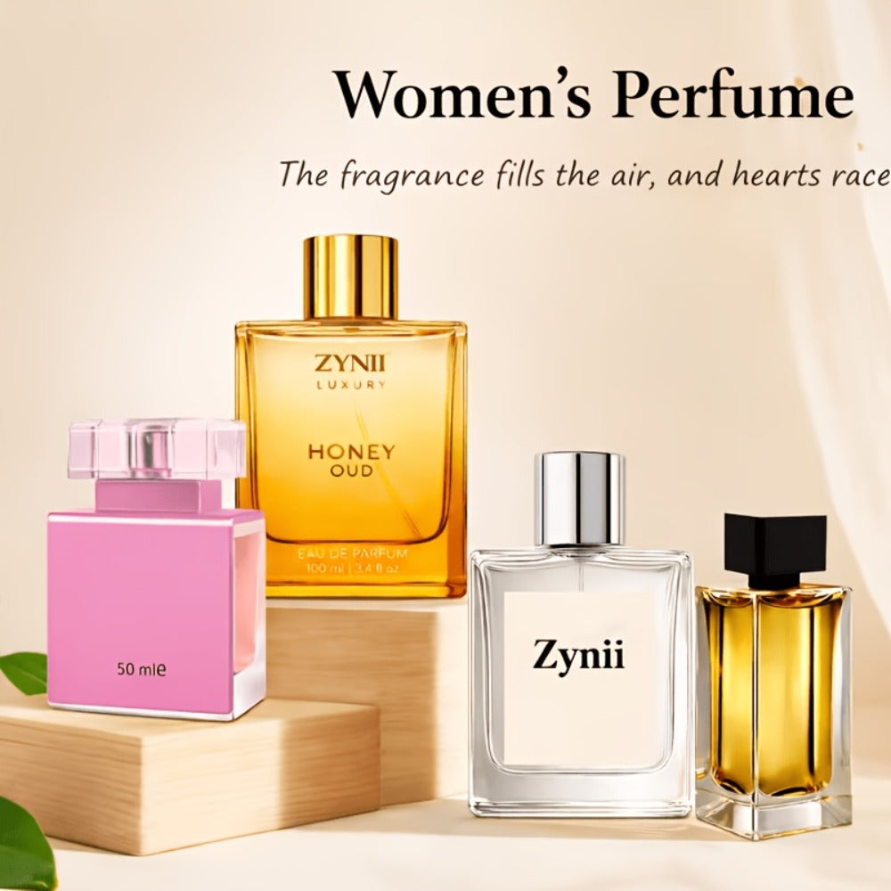 Women's Perfume Honey Oud Amber Collection with Four Floral, Fruit, Citrus and Musk Spray Options — image 3