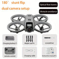 180° Rotating Dual Camera Drone Optical Flow Positioning Gyroscope Stabilization 360° Roll One-Button Takeoff Landing Calibra
