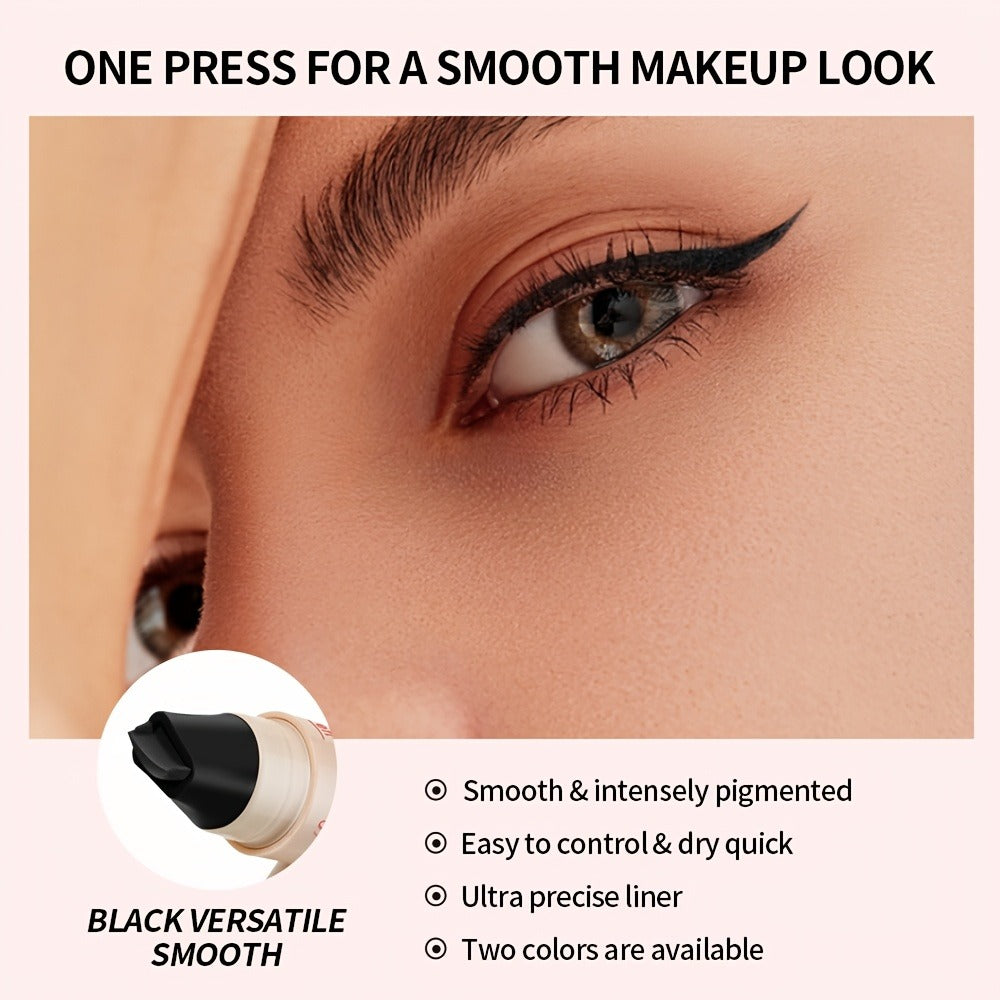 Double-Ended Wing Stamp Eyeliner Pen Three-Pack in Natural Black or Coffee Brown Color Options — image 11