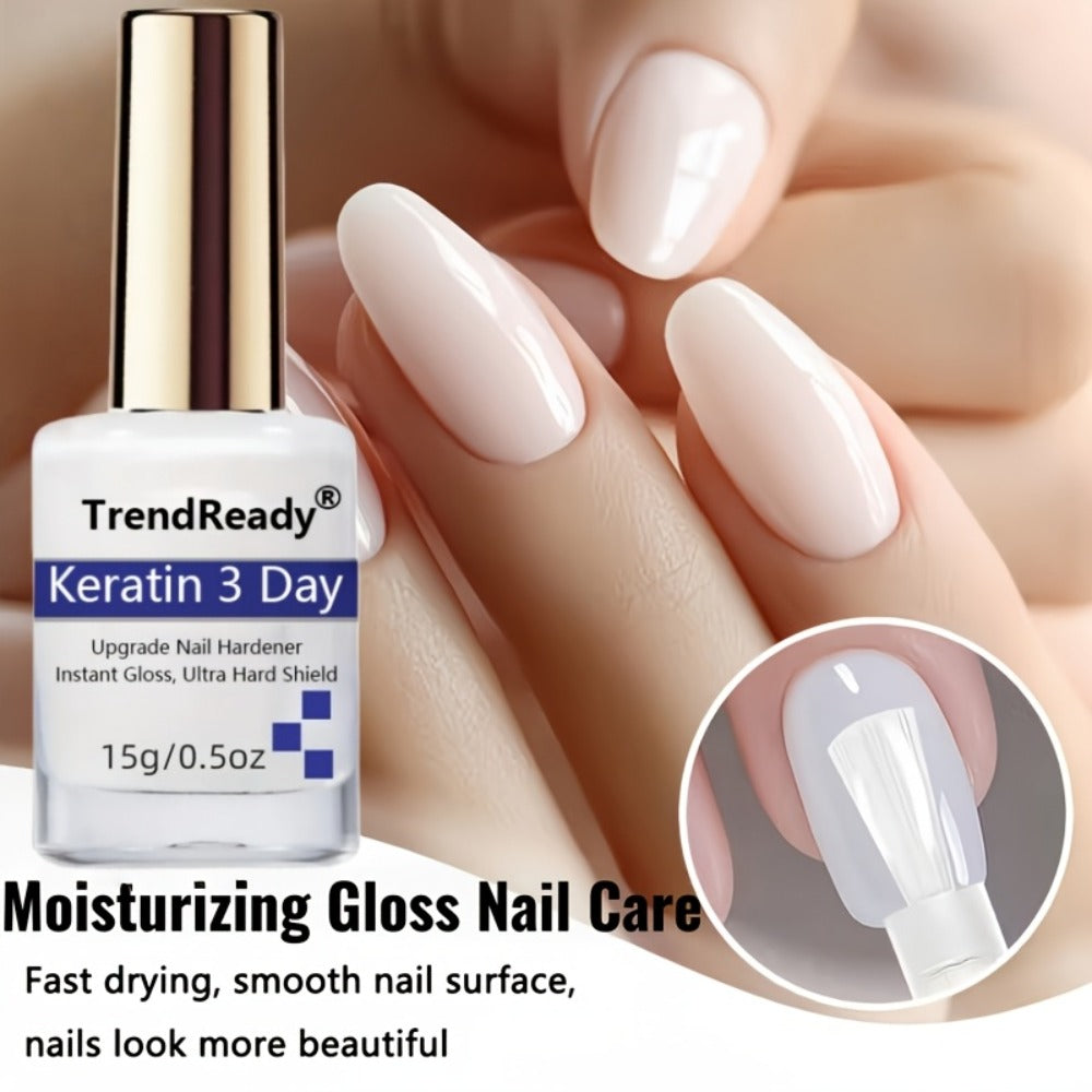 Vitamin E Nail Strengthener Oil, Two 15ml Bottles with Keratin Protein for Daily Manicure Care — image 15
