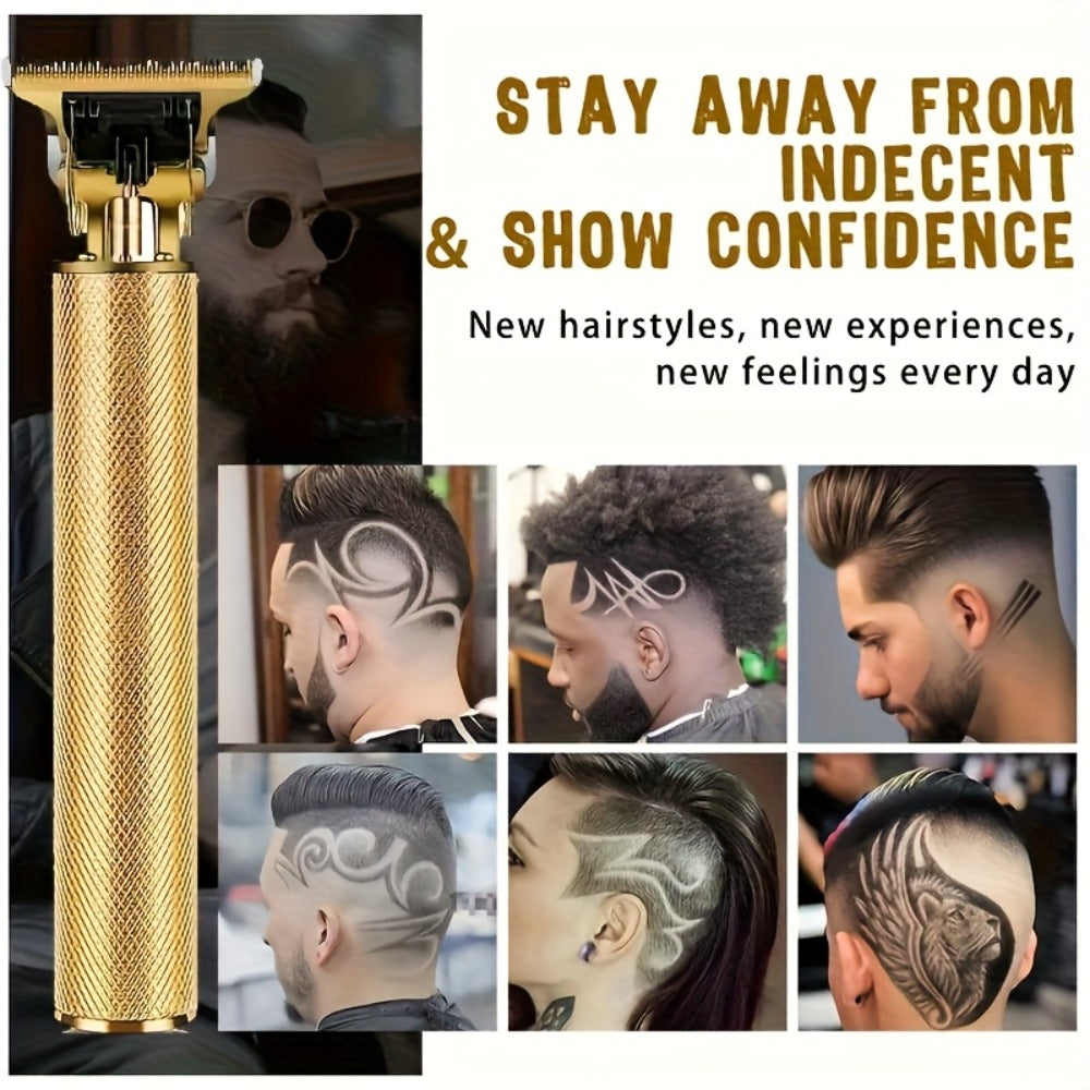 5-in-1 Electric Shaver Kit for Men Wet Dry Rotary Shaver – Bald Head Beard Nose Ear Trimmer with Digital Display — image 10