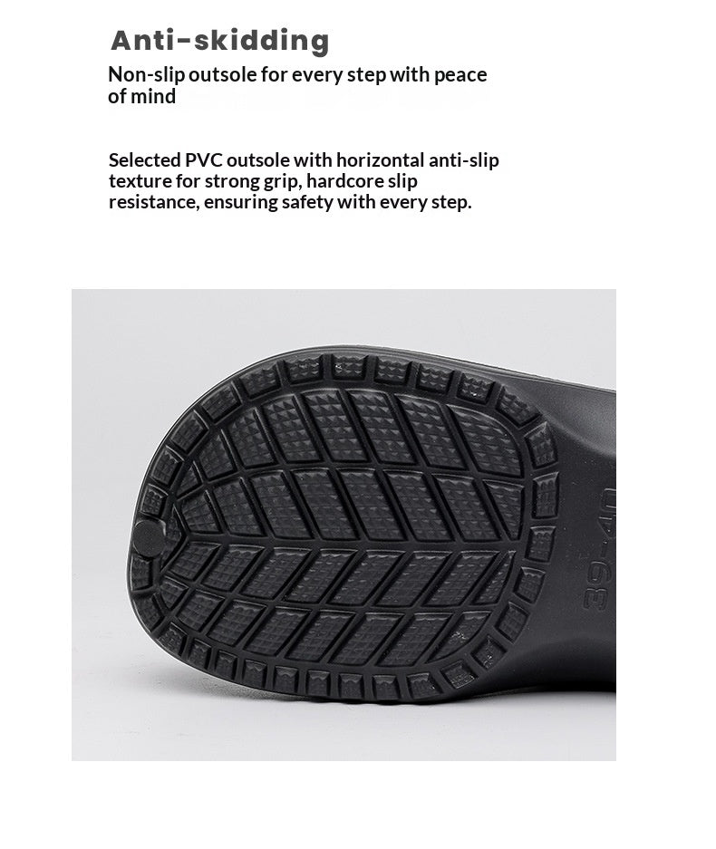 Mens Fleece-Lined Cotton Slippers For Home