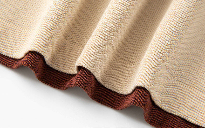 Summer Stripes Lapel Knitwear Male
