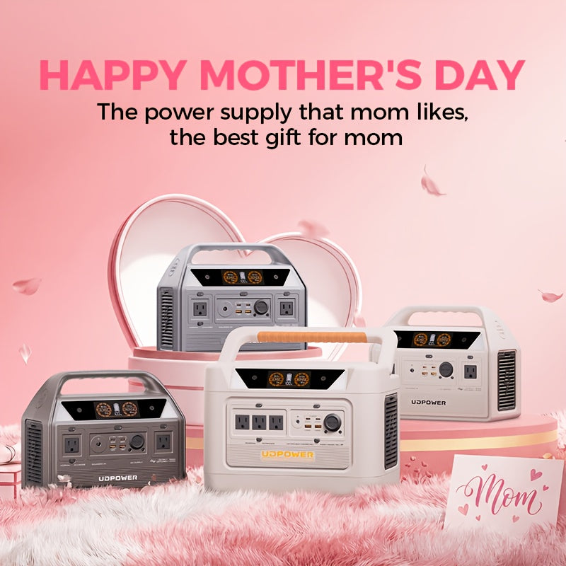 Portable Power Station 595Wh 600W with LiFePO4 Cell Pack, Nine Outputs, USB-C PD and 1200W Surge — image 3