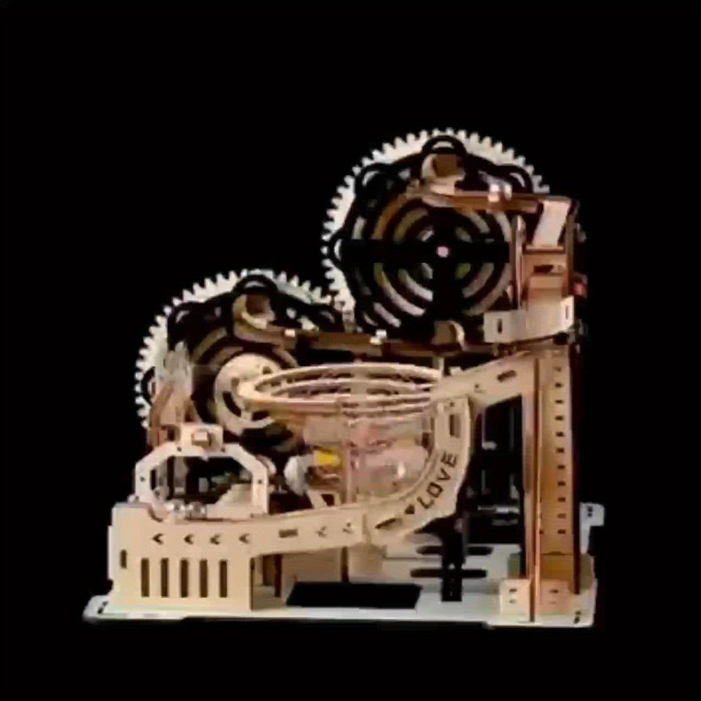 Electric Marble Run Set 3D Handmade Logic Building Construction Puzzle, Educational STEM Toy for Kids Teens Adults — image 9