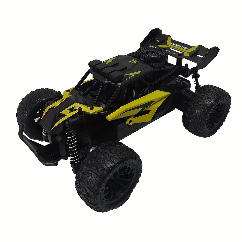 RC Off-Road Truck for Kids Ages 6+, High Speed Remote Control Car Alloy Steel Body Full-Function 4WD Monster Truck Toy for Bo