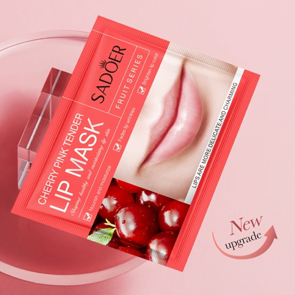 Thirty Individually Wrapped SADOER Lip Mask Sachets with 8g*30pcs Checkout Label and Assorted Graphics — image 4