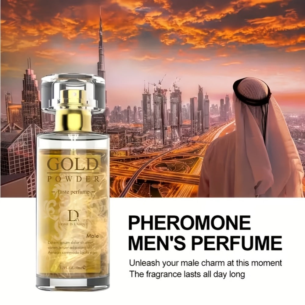Cologne for Men Pheromone Perfume Attraction Scent Masculine Woody Musk Charm Fragrance Spray for Bath Time, Home Spa and Per