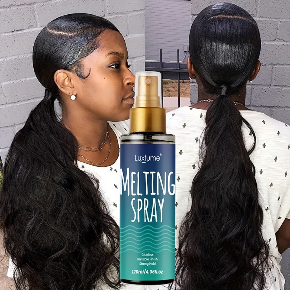 Strong Hold Hair Spray 24H for Women and Men – Flexible Natural Finish Shapes Hair, Secures Wigs and Controls Edges — image 8
