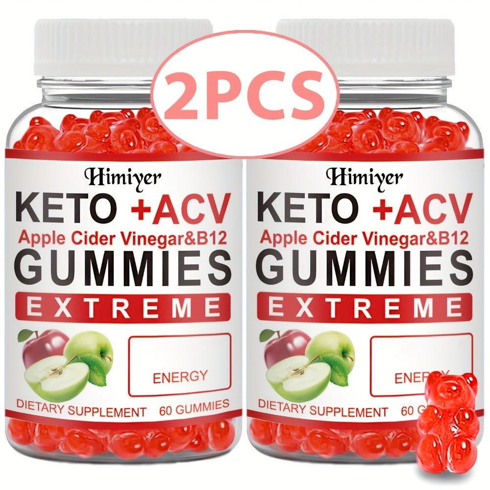 Keto ACV Gummies with Pomegranate Beet Juice B12 Vitamin C Vegan 60 Count for Women Men for Bath Time, Home Spa and Personal 