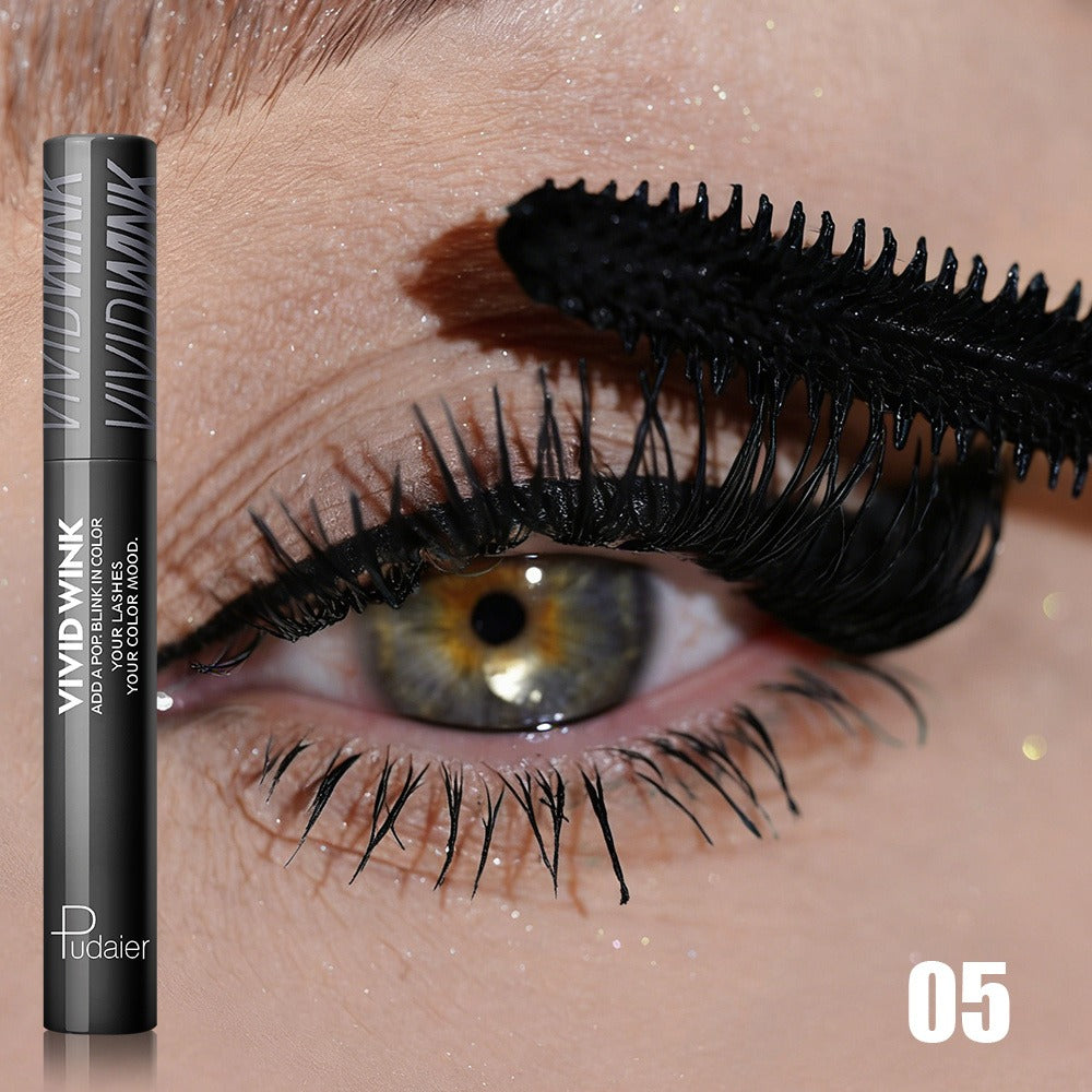 Colored Mascara in Five Numbered Shades with Slim Color-Coordinated Tubes and Integrated Comb-Style Wands — image 11
