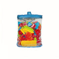 Building Block Set Bristle Construction Pieces, 150-Piece Colorful Interlocking Shapes with Storage Tub — image 1