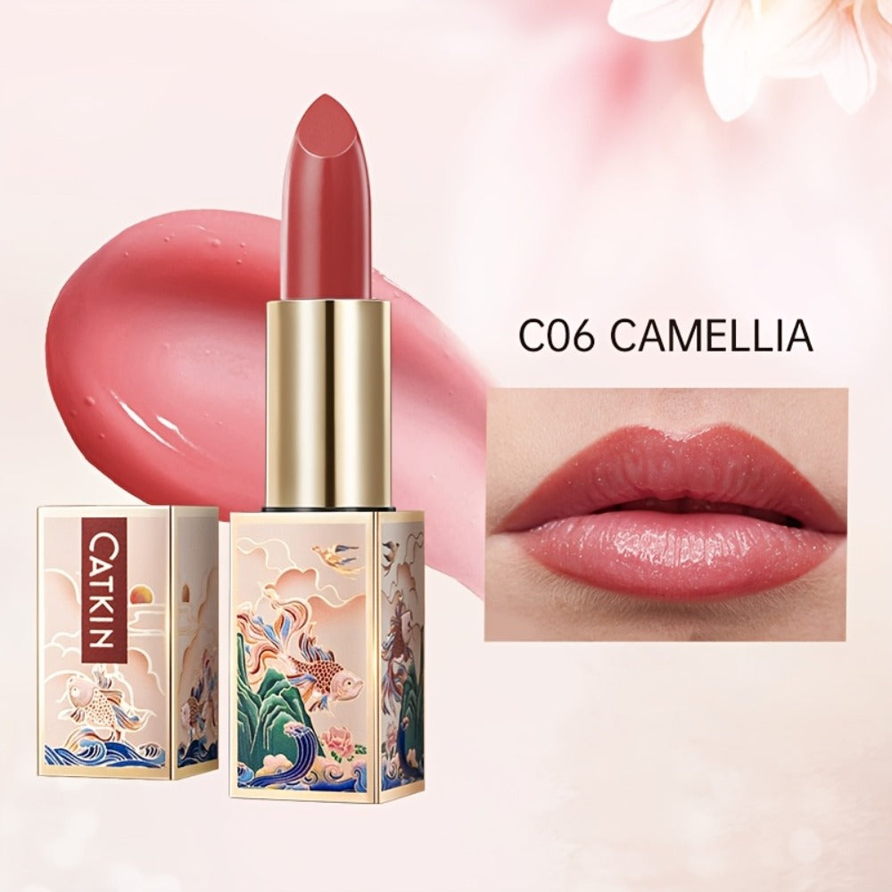 Lip Balm CATKIN Tinted Stick with Five Named Shade Options, Glossy Finish and Floral Packaging — image 6