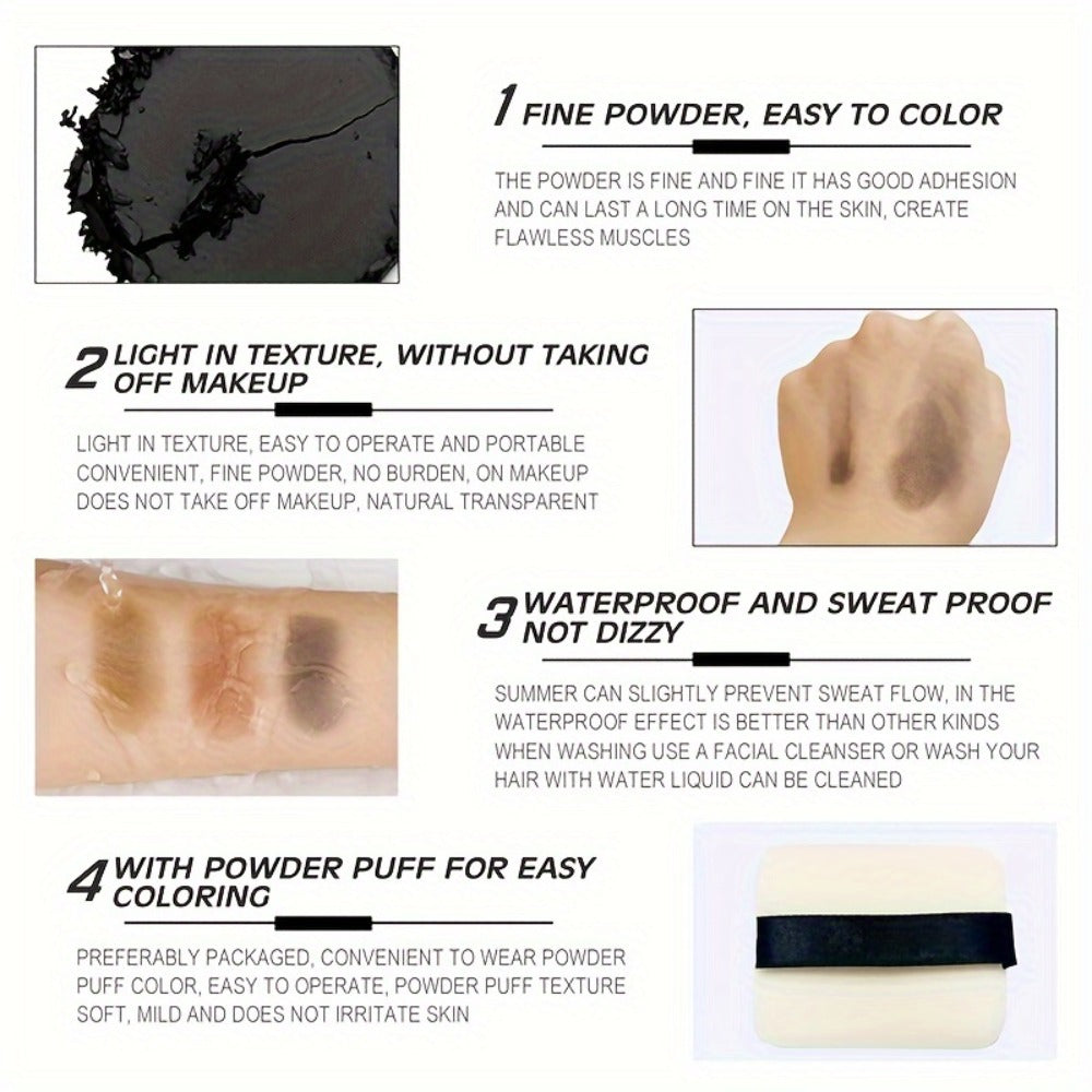 SEVICH Hairline Powder 12g Bald Spot & Root Concealer, 24H Stain-Proof Plant Squalane Formula — image 4