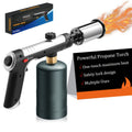 Handheld Propane or MAPP Torch with Trigger Ignition, Flame Control and Black or Golden Finish — image 2