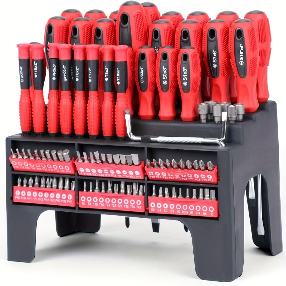 Screwdriver and Bit Organizer Set with 100-, 118- or 126-Piece Color-Coded Rack Configurations — image 8