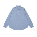 Fashion Vertical Striped Long-sleeved Shirt Men