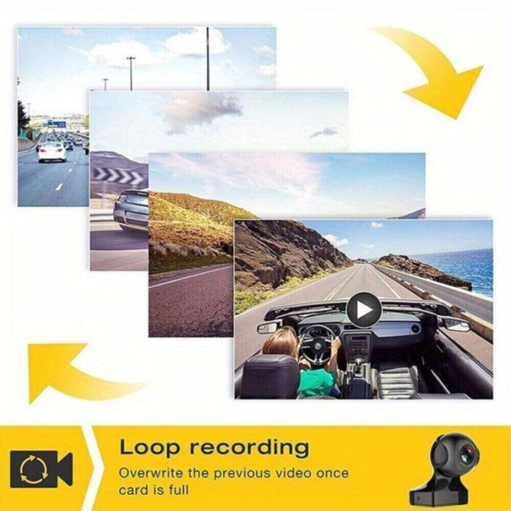 1080P WiFi Dash Cam 170° Wide Angle – HD Car DVR with G-Sensor, Loop Recording, Night Vision, Smartphone App View — image 18