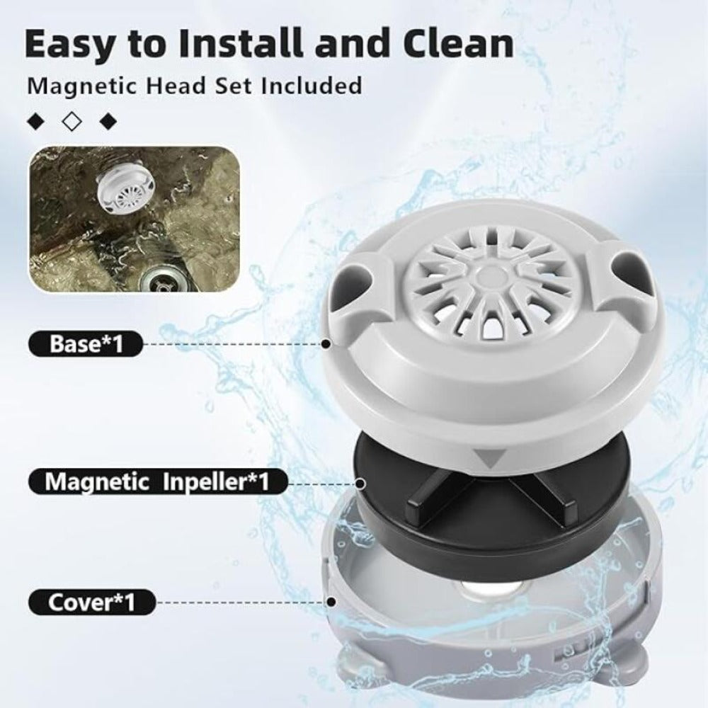 Magnetic Pipeless Jet Head Motor Replacement for Pedicure Spa Chair, Rotating Jet with Propeller & Cap — image 8