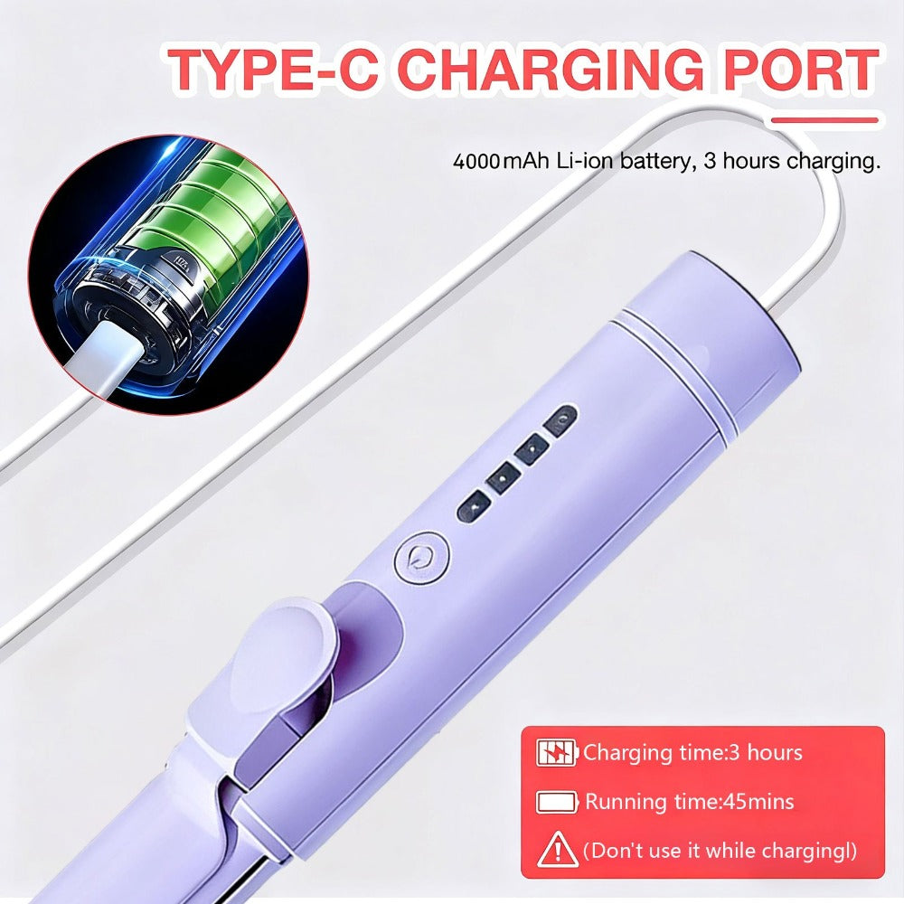 Mini Curling Iron with USB-C Charging and Four Heat Settings — image 3