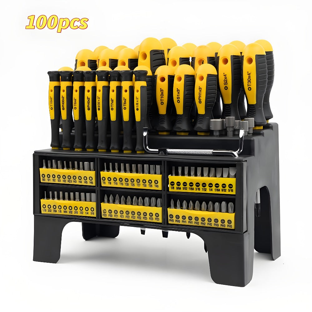 Screwdriver and Bit Organizer Set with 100-, 118- or 126-Piece Color-Coded Rack Configurations — image 5