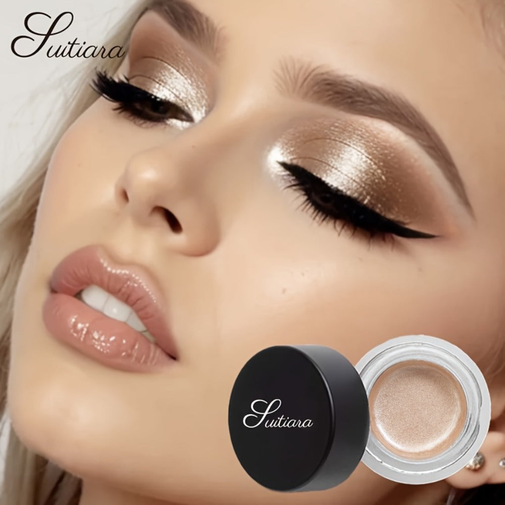 Jelly Gel Eyeshadow 2 Pack Sunset Copper Shimmer High Gloss Metallic Finish Fade Resistant, for Makeup, Travel and Everyday V