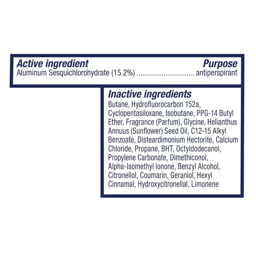 Dove Beauty Finish Antiperspirant Body Spray, Six 5 fl oz Cans with Pink-Cap Can Presentation — image 4